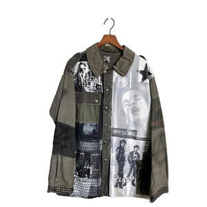 100% authentic Rolland Berry Colur The Clash Punk Rock Military Jacket 52/1 of 1